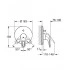 Смеситель для душа GROHE Eurostyle new, внешняя монтажная часть, белая луна (19506LS3) Смеситель для душа GROHE Eurostyle new, внешняя монтажная часть, белая луна (19506LS3)