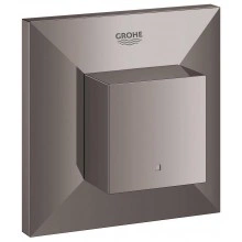 Накладная панель скрытой вентильной головки GROHE Allure Brilliant, комплект верхней монтажной части для 29 032 000, темный графит глянец (19796A00)