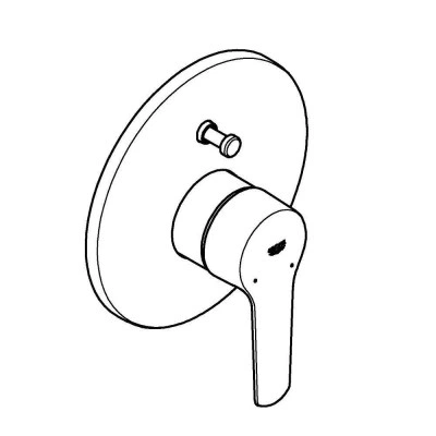 Смеситель для ванны GROHE QuickFix Start (внешняя и встраиваемая части), хром, (23558002) Смеситель для ванны GROHE QuickFix Start (внешняя и встраиваемая части), хром, (23558002)