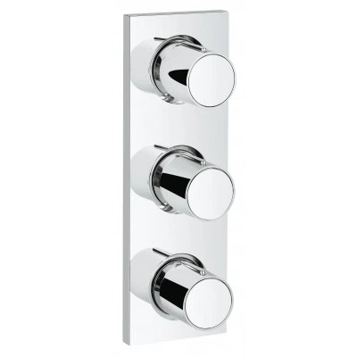 Внешняя часть вентиля GROHE Grohtherm F, 3 выхода, хром (27625000) Внешняя часть вентиля GROHE Grohtherm F, 3 выхода, хром (27625000)