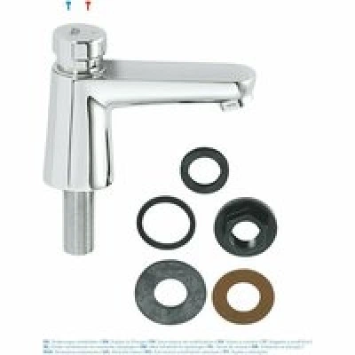 Кран для раковины GROHE Euroeco Cosmopolitan T автоматический, без функции смешивания, хром (36265000) Кран для раковины GROHE Euroeco Cosmopolitan T автоматический, без функции смешивания, хром (36265000)