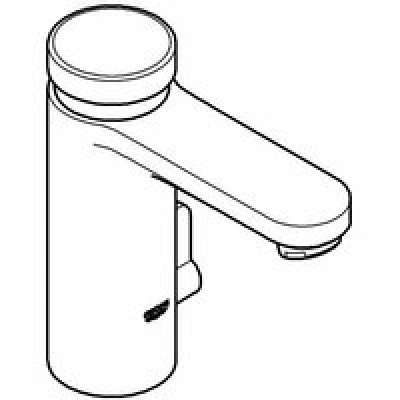 Смеситель для раковины GROHE Eurosmart Cosmopolitan T автоматический, хром (36317000) Смеситель для раковины GROHE Eurosmart Cosmopolitan T автоматический, хром (36317000)