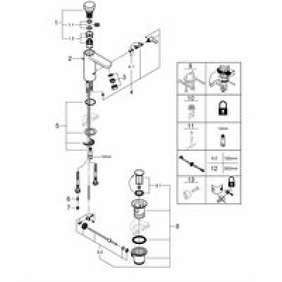 Смеситель для раковины GROHE Eurosmart Cosmopolitan T автоматический, хром (36318000) Смеситель для раковины GROHE Eurosmart Cosmopolitan T автоматический, хром (36318000)