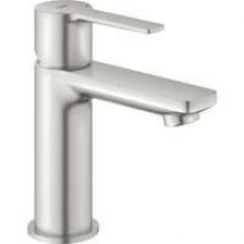 Смеситель для раковины GROHE Lineare с донным клапаном, суперсталь (23791DC1)