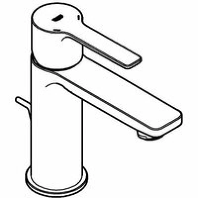 Смеситель для раковины GROHE Lineare, XS-size, хром (32109001) Смеситель для раковины GROHE Lineare, XS-size, хром (32109001)