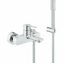 Смеситель для ванны GROHE Lineare с душевым гарнитуром, хром (33850001)