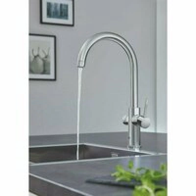 Комплект для кухни GROHE Red Duo с C-образным смесителем, бойлером L-Size и фильтром, хром (30079001) Комплект для кухни GROHE Red Duo с C-образным смесителем, бойлером L-Size и фильтром, хром (30079001)