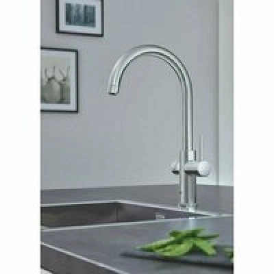 Комплект для кухни GROHE Red Duo с C-образным смесителем, бойлером L-Size и фильтром, хром (30079001) Комплект для кухни GROHE Red Duo с C-образным смесителем, бойлером L-Size и фильтром, хром (30079001)