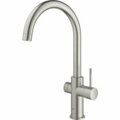 Комплект для кухни GROHE Red Duo с C-образным смесителем, бойлером M-Size и фильтром, суперсталь (30083DC1) Комплект для кухни GROHE Red Duo с C-образным смесителем, бойлером M-Size и фильтром, суперсталь (30083DC1)