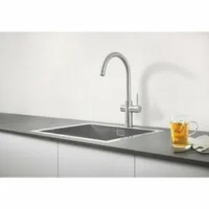 Комплект для кухни GROHE Red Duo с C-образным смесителем, бойлером M-Size и фильтром, суперсталь (30083DC1) Комплект для кухни GROHE Red Duo с C-образным смесителем, бойлером M-Size и фильтром, суперсталь (30083DC1)