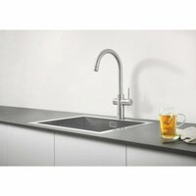 Комплект для кухни GROHE Red Duo с C-образным смесителем, бойлером M-Size и фильтром, суперсталь (30083DC1) Комплект для кухни GROHE Red Duo с C-образным смесителем, бойлером M-Size и фильтром, суперсталь (30083DC1)