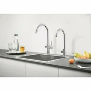 Комплект для кухни GROHE Red Mono с C-образным вентилем, бойлером M-Size и фильтром, хром (30085001) Комплект для кухни GROHE Red Mono с C-образным вентилем, бойлером M-Size и фильтром, хром (30085001)