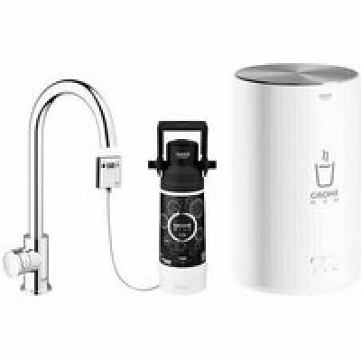 Комплект для кухни GROHE Red Mono с C-образным вентилем, бойлером M-Size и фильтром, хром (30085001) Комплект для кухни GROHE Red Mono с C-образным вентилем, бойлером M-Size и фильтром, хром (30085001)