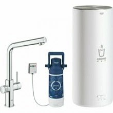 Комплект для кухни GROHE Red Duo с L-образным смесителем, бойлером L-Size и фильтром, хром (30325001)