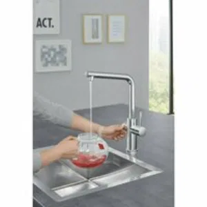 Комплект для кухни GROHE Red Duo с L-образным смесителем, бойлером L-Size и фильтром, хром (30325001) Комплект для кухни GROHE Red Duo с L-образным смесителем, бойлером L-Size и фильтром, хром (30325001)