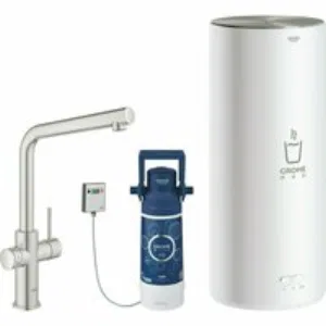 Комплект для кухни GROHE Red Duo с L-образным смесителем, бойлером L-Size и фильтром, суперсталь (30325DC1) Комплект для кухни GROHE Red Duo с L-образным смесителем, бойлером L-Size и фильтром, суперсталь (30325DC1)