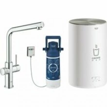 Комплект для кухни GROHE Red Duo с L-образным смесителем, бойлером M-Size и фильтром, хром (30327001)