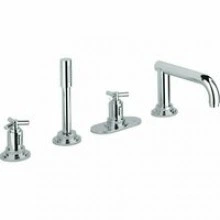Внешняя часть термостата для ванны GROHE Atrio Ypsilon с душевым гарнитуром, хром (19141000)