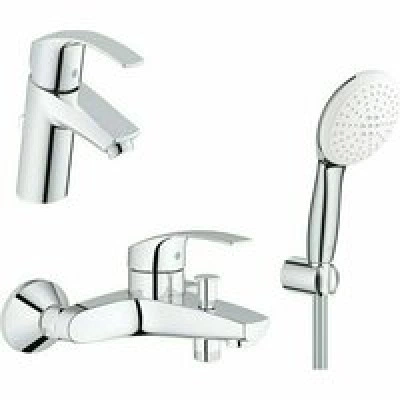 Готовый комплект для ванной комнаты GROHE Eurosmart, хром (NB0038)