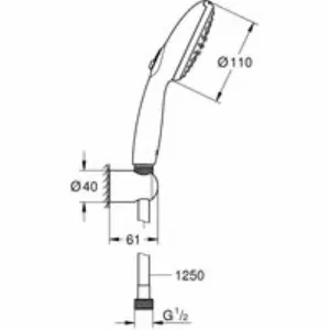 Готовый комплект для ванной комнаты GROHE Eurosmart (NB0039) Готовый комплект для ванной комнаты GROHE Eurosmart (NB0039)