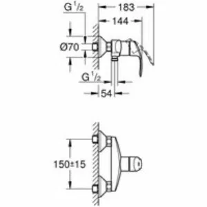 Готовый комплект для ванной комнаты GROHE Eurosmart (NB0039) Готовый комплект для ванной комнаты GROHE Eurosmart (NB0039)