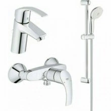 Готовый комплект для ванной комнаты GROHE Eurosmart с душевым гарнитуром (NB0027)
