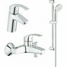 Готовый комплект для ванной комнаты GROHE Eurosmart, хром (NB0042)