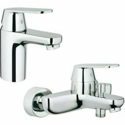 Готовый комплект для ванной комнаты GROHE Eurosmart Cosmopolitan, хром (NB0043) Готовый комплект для ванной комнаты GROHE Eurosmart Cosmopolitan, хром (NB0043)