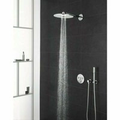 Верхний душ GROHE Rainshower 310 SmartActive с душевым кронштейном, 2 режима, 430 мм, белая луна (26475LS0) Верхний душ GROHE Rainshower 310 SmartActive с душевым кронштейном, 2 режима, 430 мм, белая луна (26475LS0)