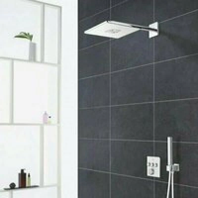 Верхний душ GROHE Rainshower 310 SmartActive Cube, 2 режима, 142 мм, белая луна (26481LS0) Верхний душ GROHE Rainshower 310 SmartActive Cube, 2 режима, 142 мм, белая луна (26481LS0)