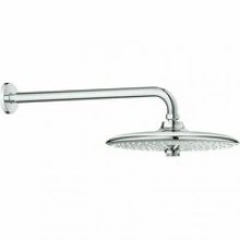 Верхний душ GROHE Euphoria 260 с душевым кронштейном 380 мм, 3 режима, хром (26459000)