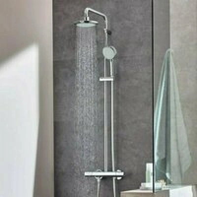 Душевая система GROHE Tempesta Cosmopolitan System 210 с термостатом для душа, хром (27922001) Душевая система GROHE Tempesta Cosmopolitan System 210 с термостатом для душа, хром (27922001)