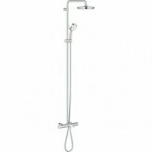 Душевая система GROHE Tempesta Cosmopolitan System 210 с термостатом для ванны, хром (26223001)