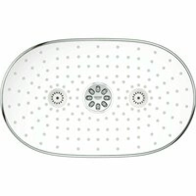 Верхний душ GROHE Rainshower SmartControl 360x220, 2 режима, 450 мм, белая луна (26254LS0) Верхний душ GROHE Rainshower SmartControl 360x220, 2 режима, 450 мм, белая луна (26254LS0)