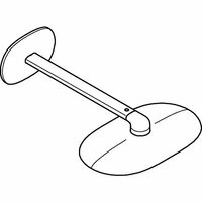 Верхний душ GROHE Rainshower SmartControl 360x220, 2 режима, 450 мм, белая луна (26254LS0) Верхний душ GROHE Rainshower SmartControl 360x220, 2 режима, 450 мм, белая луна (26254LS0)
