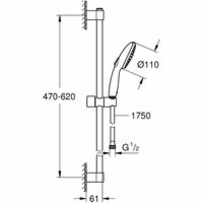 Готовый комплект для ванной комнаты GROHE Tempesta, белая луна (NB0019-2) Готовый комплект для ванной комнаты GROHE Tempesta, белая луна (NB0019-2)