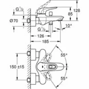Готовый комплект для ванной комнаты GROHE Tempesta, белая луна (NB0019-2) Готовый комплект для ванной комнаты GROHE Tempesta, белая луна (NB0019-2)