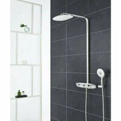 Душевая система GROHE Rainshower System SmartControl 360 MONO с термостатом для душа, белая луна (26361LS0) Душевая система GROHE Rainshower System SmartControl 360 MONO с термостатом для душа, белая луна (26361LS0)