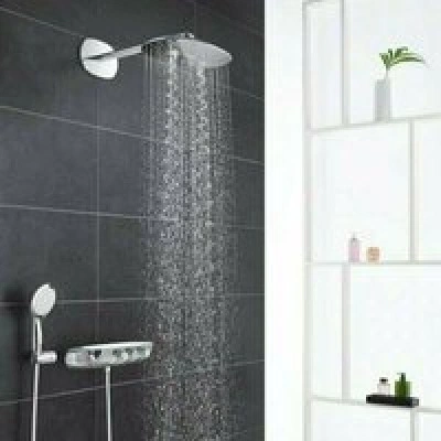 Верхний душ GROHE Rainshower 360 MONO с душевым кронштейном, 1 режим, 450 мм, хром (26450000) Верхний душ GROHE Rainshower 360 MONO с душевым кронштейном, 1 режим, 450 мм, хром (26450000)