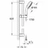 Душевой гарнитур GROHE Tempesta Cosmopolitan 100, 3 режима струи, душевая штанга 600 мм, 9,5 л/мин, хром (27579002) Душевой гарнитур GROHE Tempesta Cosmopolitan 100, 3 режима струи, душевая штанга 600 мм, 9,5 л/мин, хром (27579002)