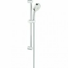 Душевой гарнитур GROHE Tempesta Cosmopolitan 100, 3 режима струи, душевая штанга 600 мм, 9,5 л/мин, хром (27786002)
