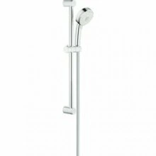Душевой гарнитур GROHE Tempesta Cosmopolitan 100, 4 режима струи, душевая штанга 600 мм, 9,5 л/мин, хром (27580002)