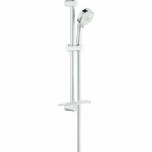 Душевой гарнитур GROHE Tempesta Cosmopolitan 100 с мыльницей, 3 режима струи, душевая штанга 600 мм, 9,5 л/мин, хром (27576002)