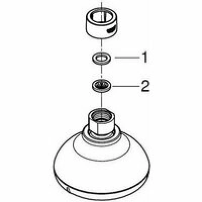 Верхний душ GROHE New Tempesta 100 I, 5,7 л/мин, 1 режим, хром (26050001) Верхний душ GROHE New Tempesta 100 I, 5,7 л/мин, 1 режим, хром (26050001)