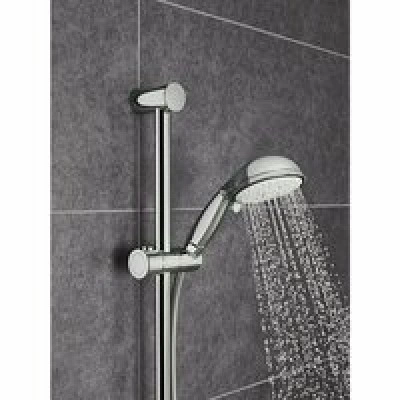 Душевой гарнитур GROHE Tempesta Rustic 100 с мыльницей, 4 режима струи, душевая штанга 600 мм, 9,5 л/мин, хром (27609001) Душевой гарнитур GROHE Tempesta Rustic 100 с мыльницей, 4 режима струи, душевая штанга 600 мм, 9,5 л/мин, хром (27609001)