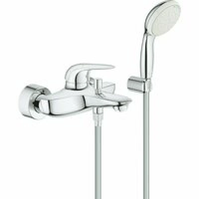 Смеситель для ванны GROHE Eurostyle Solid с душевым гарнитуром, хром (2372930A) Смеситель для ванны GROHE Eurostyle Solid с душевым гарнитуром, хром (2372930A)