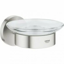 Мыльница GROHE Essentials с держателем, суперсталь (40444DC1)