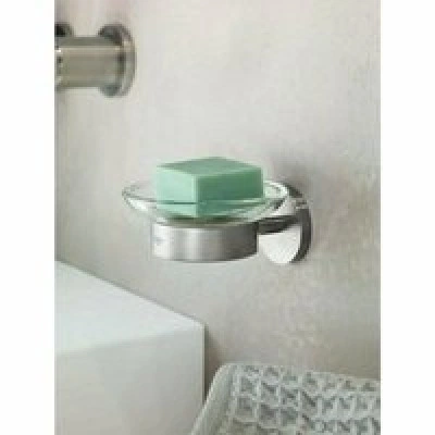 Мыльница GROHE Essentials с держателем, суперсталь (40444DC1) Мыльница GROHE Essentials с держателем, суперсталь (40444DC1)