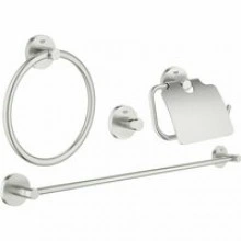 Набор аксессуаров GROHE Essentials (4 предмета), суперсталь (40776DC1)
