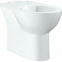 Унитаз напольный безободковый GROHE Bau Ceramic, вертикальный выпуск (без бачка и сиденья), альпин-белый (39429000)